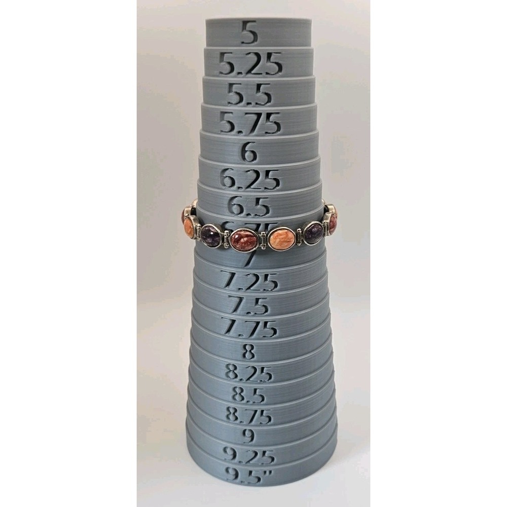 Jay King Dtr 925 Sterling Silver Reversible Bracelet Spiny Oyster Kyanite Link